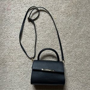 Black Leather Purse